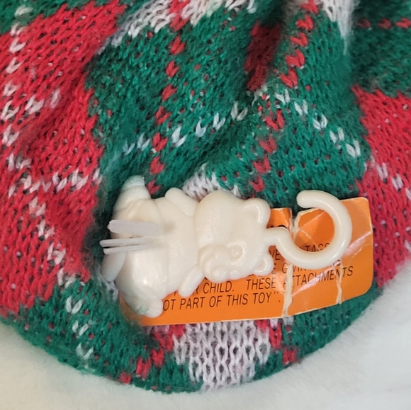 VINTAGE 1990 KMART OUR CHRISTMAS TEDDY BEAR STUFFED ANIMAL PLUSH TOY 1986 - Picture 7 of 11